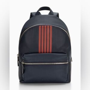 Uri Minkoff Paul Backpack Navy and Red